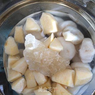 苹果荸荠冰糖水的做法步骤：9