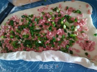 午餐肉花卷的做法步骤:10