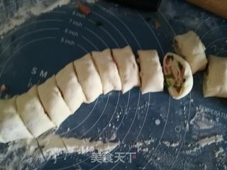 午餐肉花卷的做法步骤：12