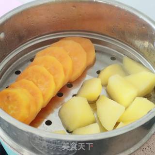 红薯苹果泥的做法步骤：3
