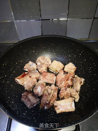 #快手营养餐#排骨焖饭的做法步骤:7