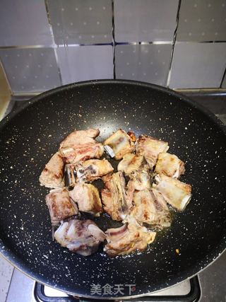 ＃快手营养餐＃排骨焖饭的做法步骤：8