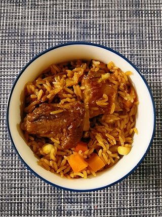 #快手营养餐#排骨焖饭的做法步骤:18