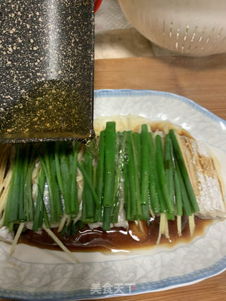 清蒸带鱼的做法步骤：7