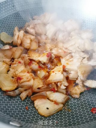 回锅肉的做法步骤:8