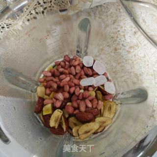 #南瓜花生红枣豆浆的做法图解5