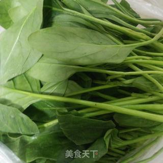 菠菜沾酱的做法步骤：4