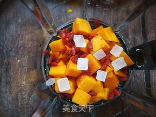 南瓜枸杞小米豆浆的做法步骤:5