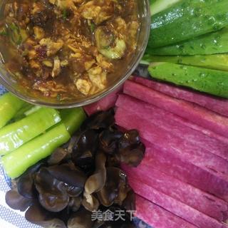 大丰收-蘸酱菜的做法步骤:8
