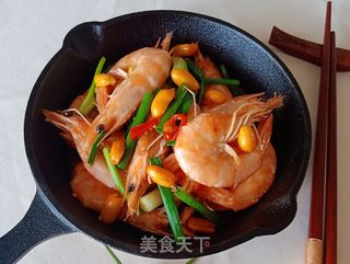 快速家常炒虾的做法步骤:8