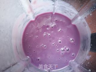 紫薯豆浆馒头的做法步骤:2