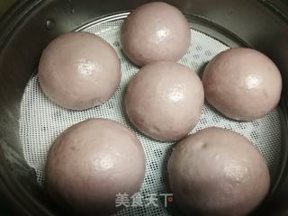 紫薯豆浆馒头的做法步骤:12