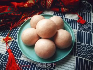 紫薯豆浆馒头的做法步骤:14