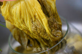 自制腌酸菜做法---附酸菜炒鸡胗的做法步骤:16