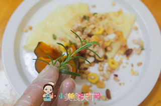 南瓜麦片可丽饼的做法步骤:16