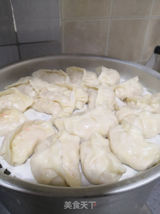白菜鸡蛋胡萝卜香菇蒸饺的做法步骤:13