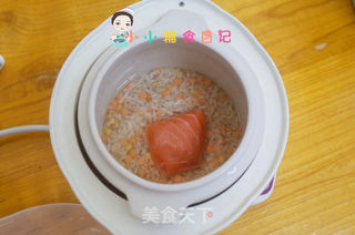 10个月以上三文鱼软烂饭的做法步骤:4