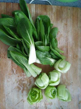 肉末青菜的做法步骤:2