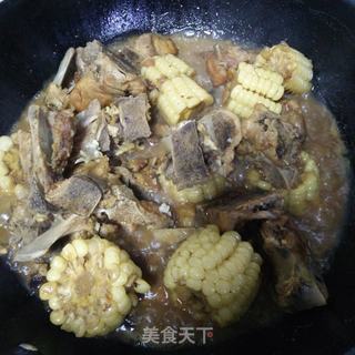 脊骨炖玉米的做法步骤:9