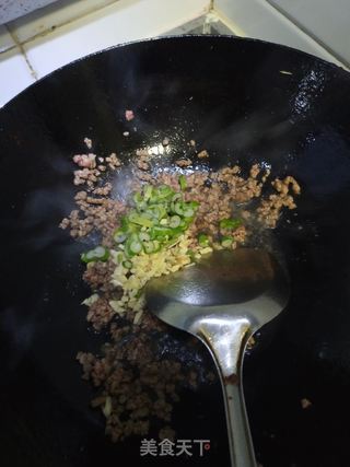 肉末青菜的做法步骤:5