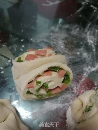 咸味花卷的做法步骤:12