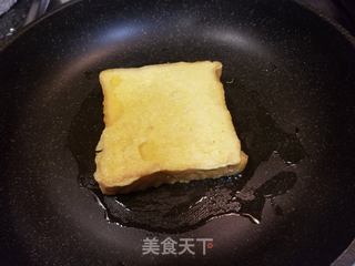 花生酱西多士的做法步骤：5