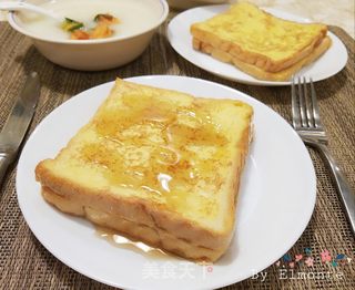 花生酱西多士的做法步骤：7