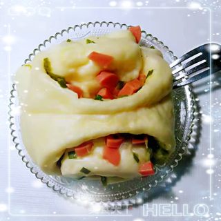 咸味花卷的做法步骤:15
