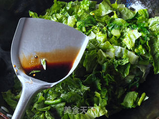 爆炒莴笋叶的做法步骤:7