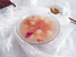 玫瑰米酒小汤圆的做法步骤:6