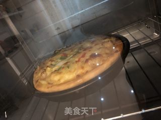 鲜虾披萨的做法步骤：13