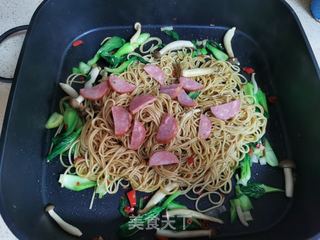 家常炒面的做法步骤:8