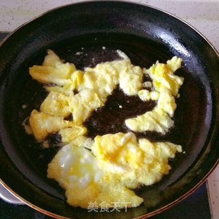 鸡蛋火腿炒面的做法步骤:7