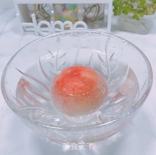 蜜桃果冻的做法步骤:2