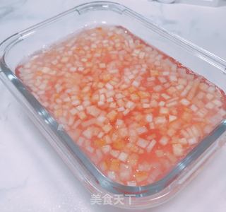 蜜桃果冻的做法步骤:7