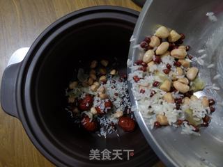 花生杂粮米粥的做法步骤:3
