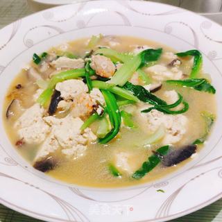 豆腐虾仁鲜汤的做法步骤：9
