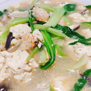 豆腐虾仁鲜汤的做法步骤:10