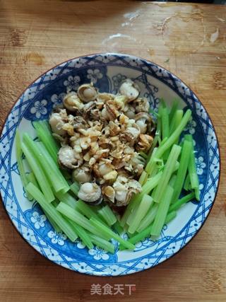 芹菜拌扇贝的做法步骤:9