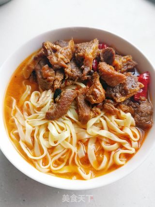 牛肉手擀鸡蛋面的做法步骤:15