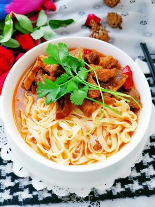 牛肉手擀鸡蛋面的做法步骤:16