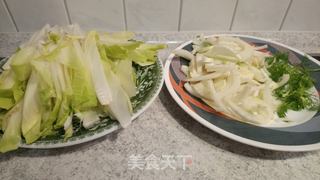 茴香玉兰菜沙拉的做法步骤：2