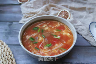 金针菇牛肉汤的做法步骤:11
