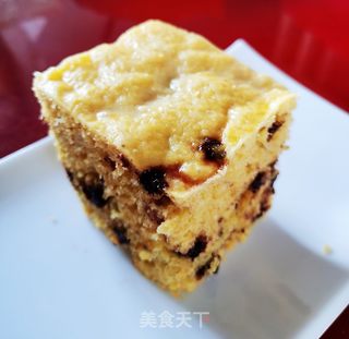 玉米面蓝莓发糕的做法步骤:7