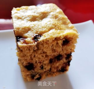 玉米面蓝莓发糕的做法步骤:8