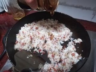 萝卜干炒饭的做法步骤:11