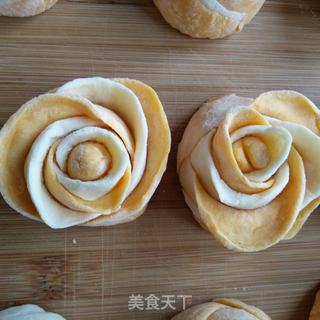 双色玫瑰?馒头的做法步骤:7