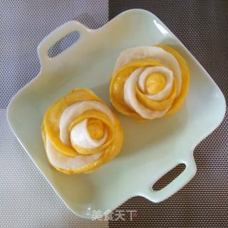 双色玫瑰?馒头的做法步骤:14