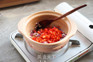 土锅菜系列--西班牙辣肠饭的做法步骤:4