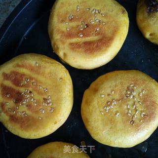 利仁电饼铛试用?南瓜芝麻豆沙小饼?的做法步骤:19
